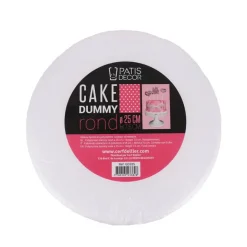 Cake dummy rond à bords arrondis – Hauteur 7,5 cm