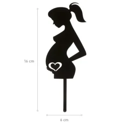 Cake topper Femme enceinte