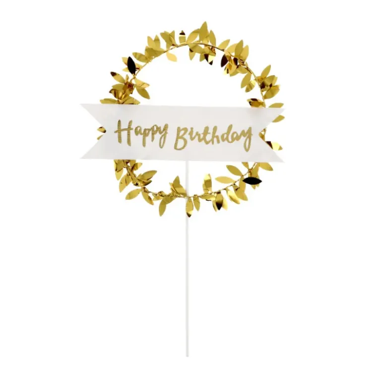 Cake topper "Happy birthday"