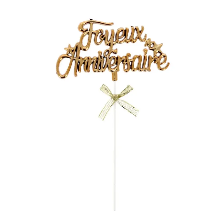 Cake topper "Joyeux anniversaire" (x30)