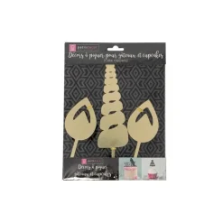 Cake Topper Licorne Dorés