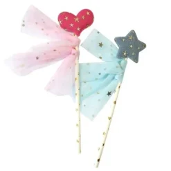 Cake toppers cœur et étoile (x 2)
