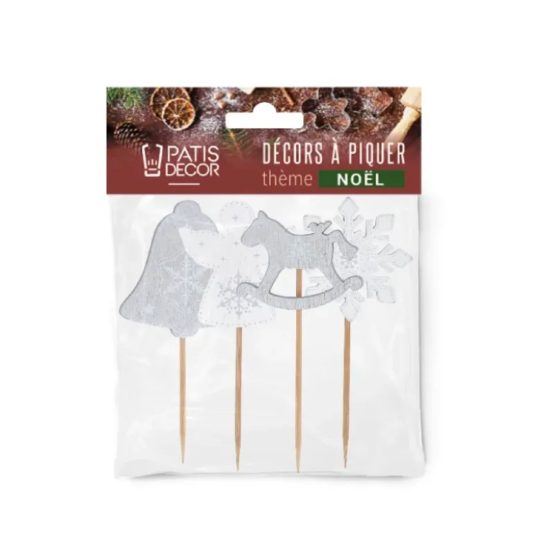 Cake toppers mix de Noël 4