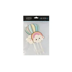 Cake toppers nuages et montgolfière