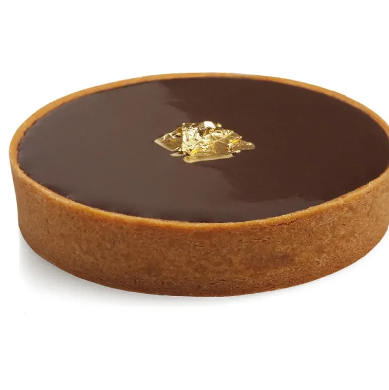 carnet de 25 feuilles d'or pour décor pâtisserie 8x8 cm
