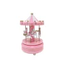 Carrousel musical rose