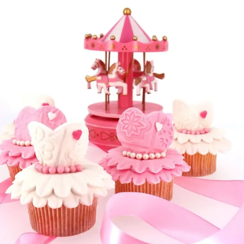 Carrousel musical rose