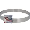 Cercle à entremets inox H 3,5 cm Ø 28 cm