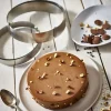 Cercle à pâtisserie extensible inox 18 à 36 cm H 3 cm De Buyer