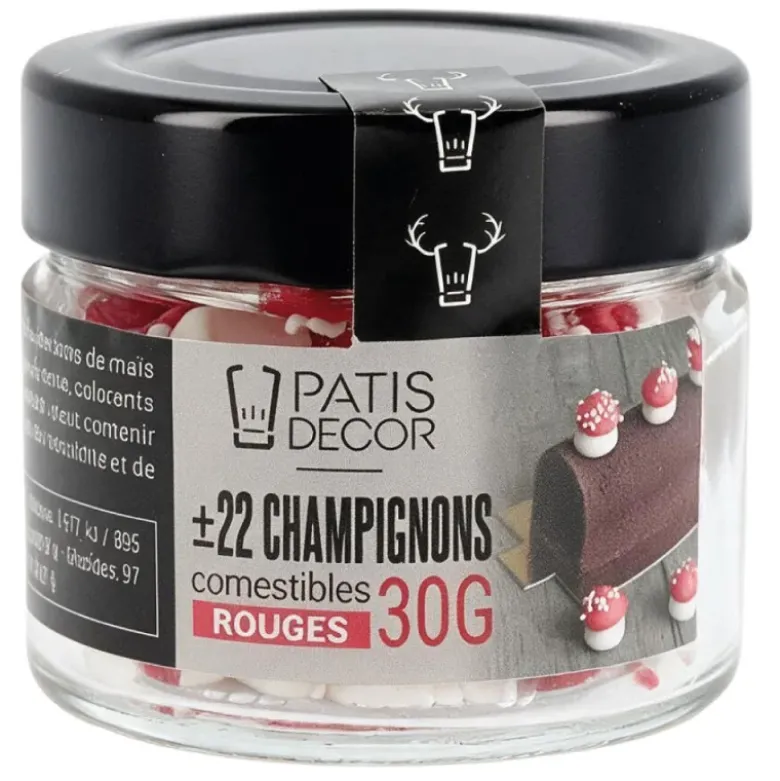 Champignons rouges comestibles 30 g