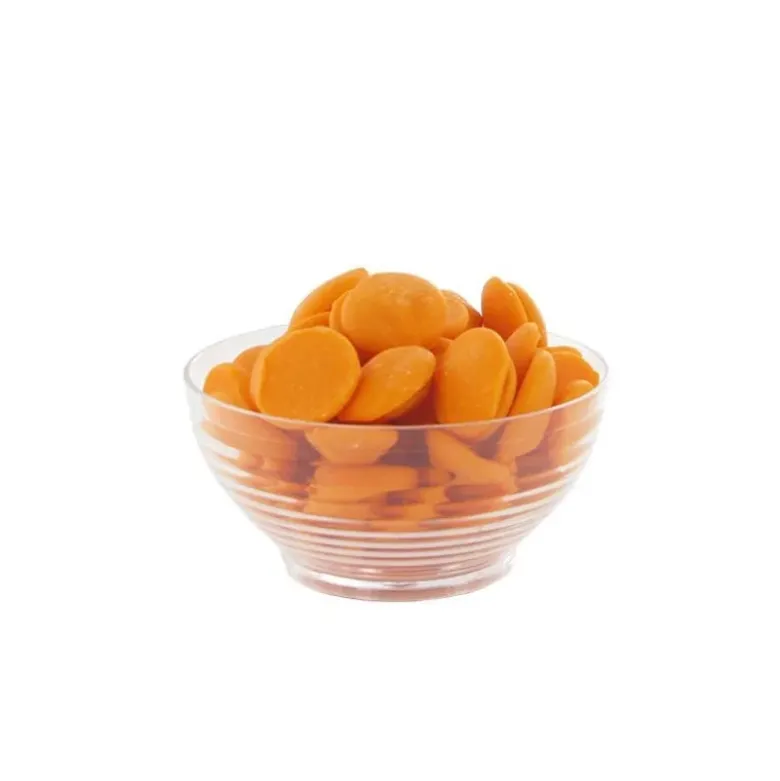 Chocolat coloré arôme Orange 29 % Barry 250 g