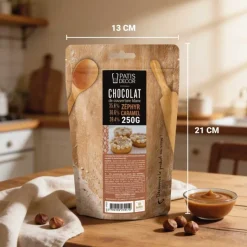 Chocolat de couverture blanc Zéphyr Caramel - 35% de cacao - 250g