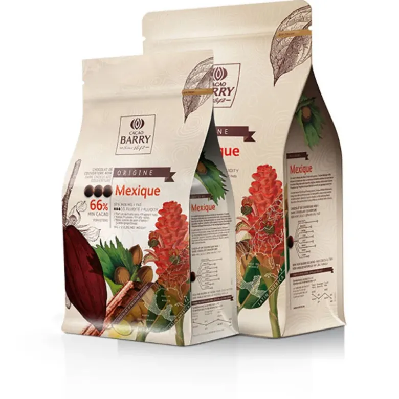 Chocolat de Couverture Noir origine Mexique 66 % 2,5 Kg