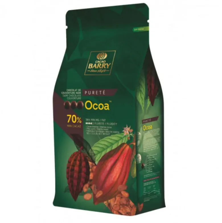 Chocolat de Couverture Noir Ocoa 70 % 5 Kg