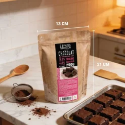 Chocolat de couverture noir Équateur - 76% de cacao - 250g