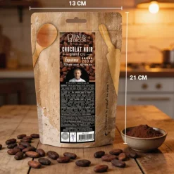 Chocolat de couverture noir Équateur - 73% de cacao - 200g