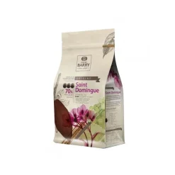 Chocolat de couverture noir St Domingue 70% 2,5 Kg