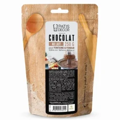Chocolat pour fontaine au lait- 37,8% de cacao - 250g