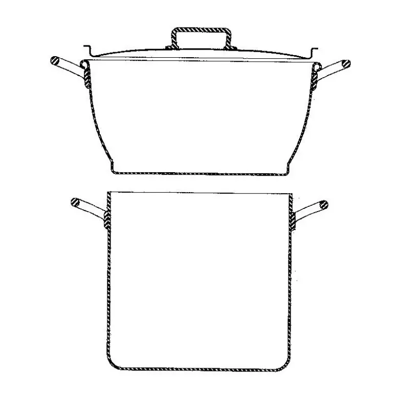 Classe Alu couscoussier avec couvercle 28 cm