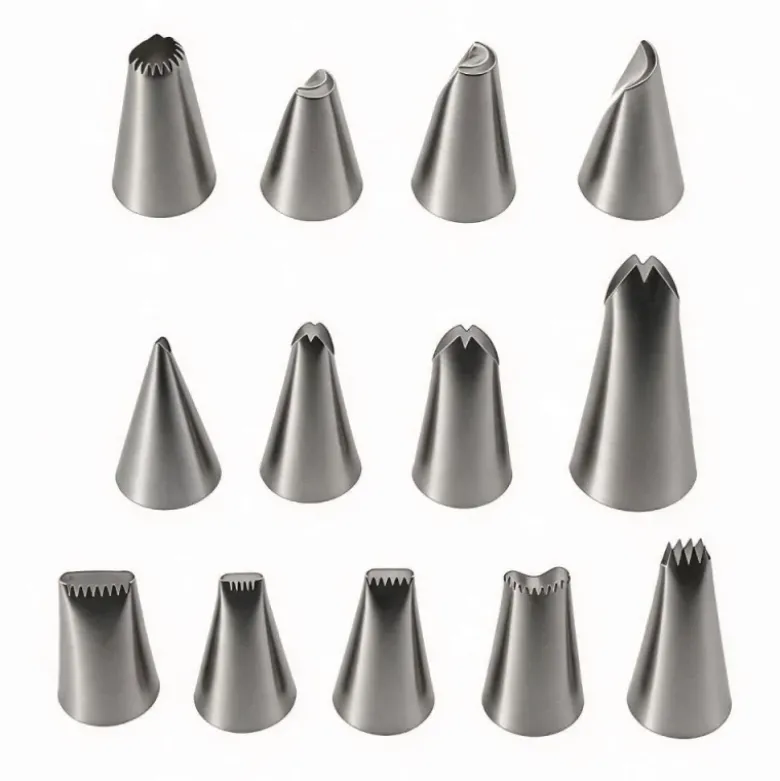 Coffret 52 douilles décors fins inox