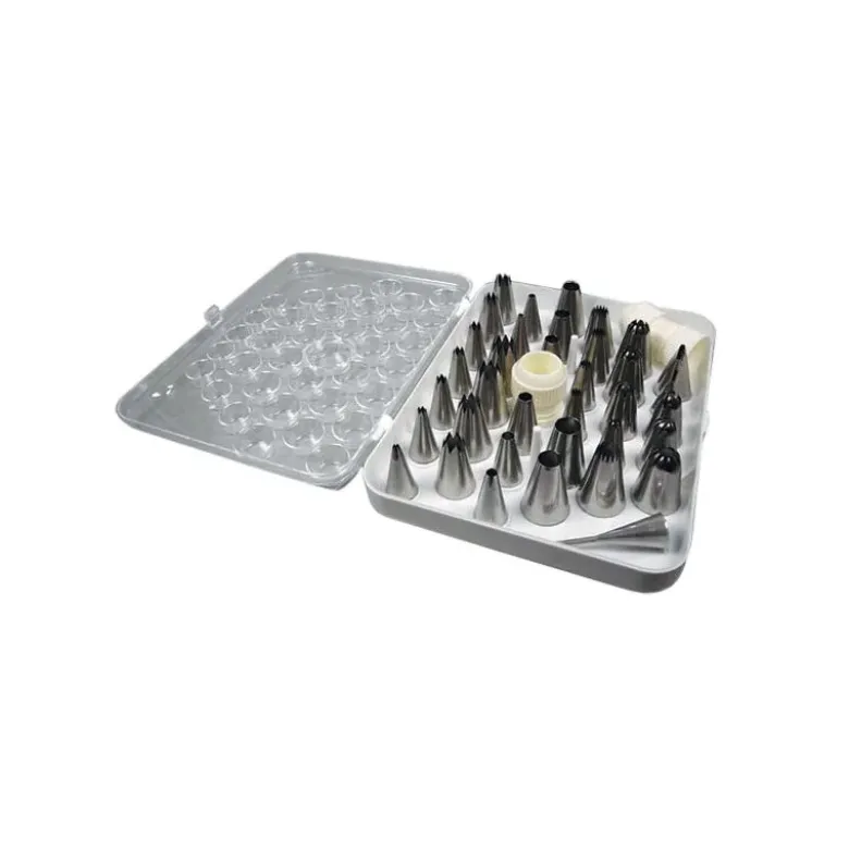 Coffret 35 douilles à pâtisserie inox
