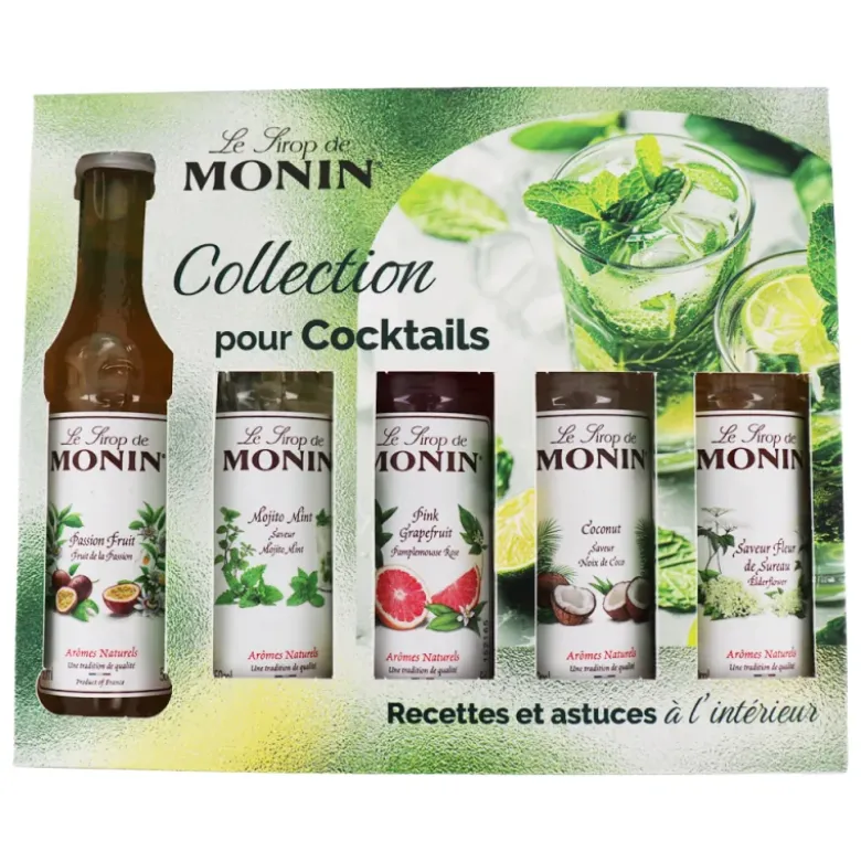 Coffret sirops pour cocktails (5 x 50 ml)