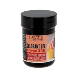 Colorant en gel orange - 30 g