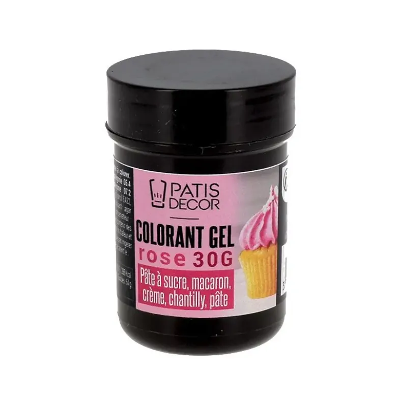 Colorant en gel rose - 30 g