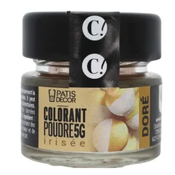Colorant en poudre irisé doré - 5 g