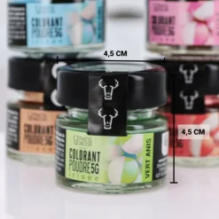 Colorant en poudre irisé vert anis - 5 g