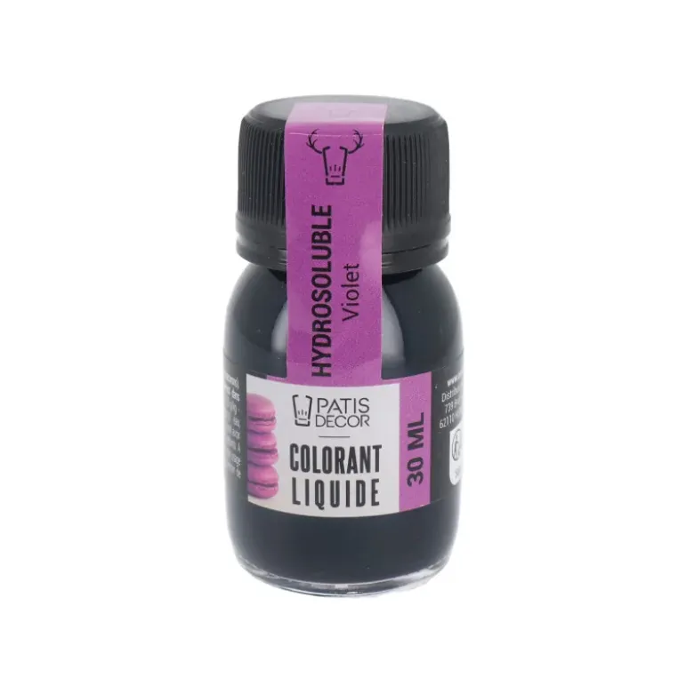 Colorant liquide hydrosoluble violet 30 ml