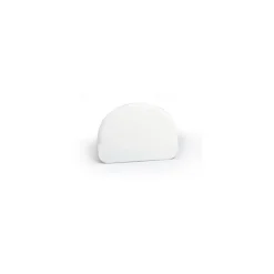 Corne à pâtisserie souple en polypropylène, demi-rond 12 x 9 cm