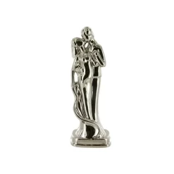 Couple de mariés argent solennel 30 cm