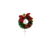 Couronne de Noël sur pique