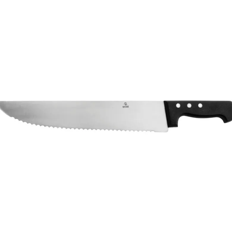 couteau poissonnier inox denté 33 cm