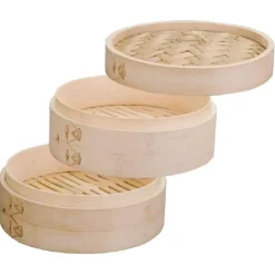 Cuiseur vapeur bambou 20 cm