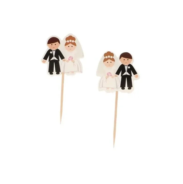 Cupcake Toppers Mariage (x 12)