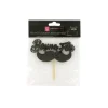 Cupcake Toppers Moustache "Bonne Fête" (x 2)
