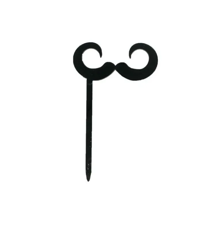 Cupcake Toppers Moustaches (x 8)