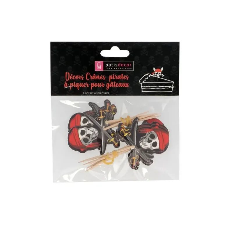 Cupcake Toppers Pirates (x 12)