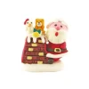 Décor comestible Père Noël Cheminée