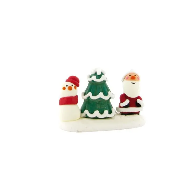Décor comestible Sapin et sujet de Noël