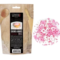 Décors comestibles Coeurs ajourés 200 g