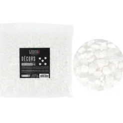 Décors comestibles coquillages blancs 1 kg