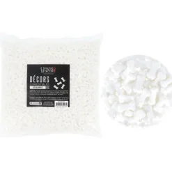 Décors comestibles os blancs 1 kg