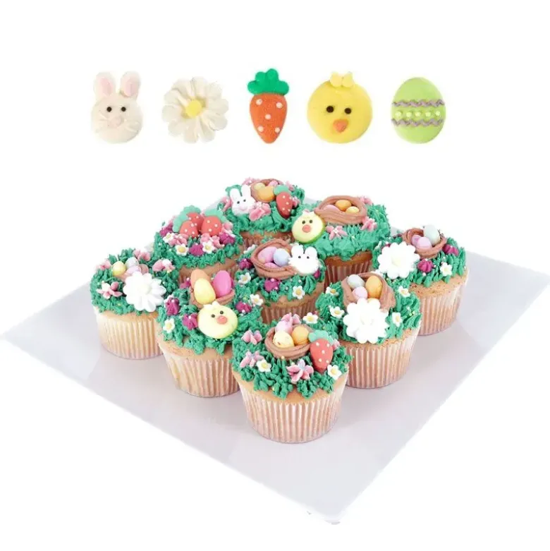 Décors comestibles thème "Pâques" (x12)