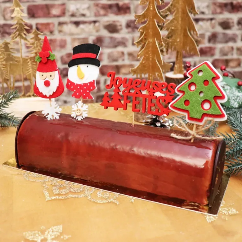 3 décors de Noël assortis en feutrine thème 1