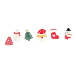 Décors de Noël assortis en résine thème 2 (x24)