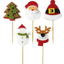 Décors de Noël en feutrine thème 1 (x10)