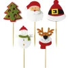 Décors de Noël en feutrine thème 1 (x50)